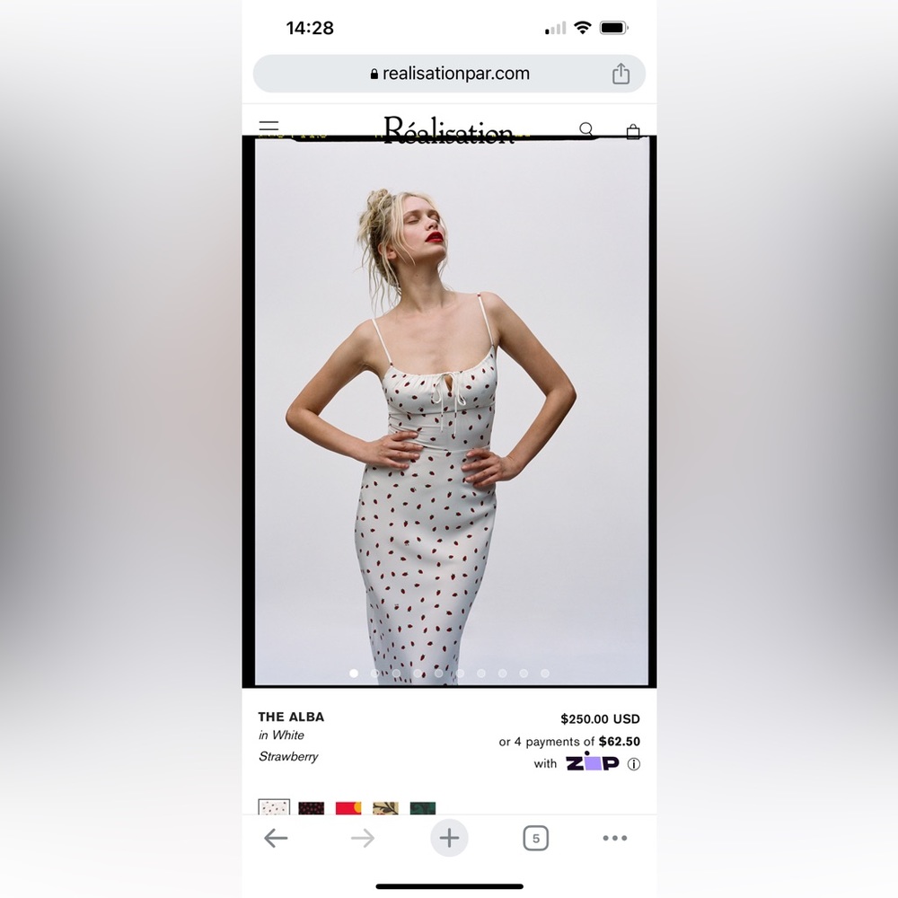 SOLD NWT Réalisation Par - The Alba Dress